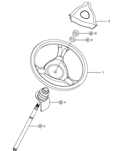 Steering Wheel Diagram and Parts List for SX3100 54ALB4S727-54ALB4SW727-54ALB4SX727-54ALB4SY727-54ALB4SZ727-54AMB4S727-54AMB4SW727-54AMB4SX727-54AMB4SY727-54AMB4SZ727 Cub Cadet Lawn Tractor